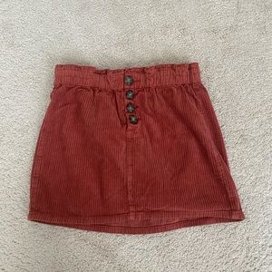 pacsun corduroy mini skirt